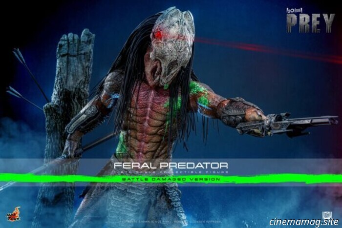 Hot Toys ha svelato l'action figure in scala 1/6 del Feral Predator di Prey (versione con danni da battaglia).