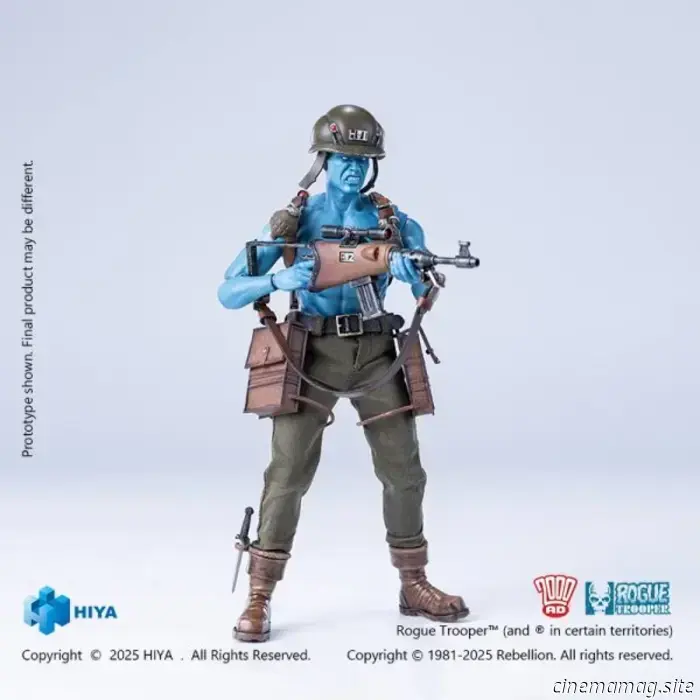 Hiya Toys aggiunge Rogue Trooper alla sua linea di action figure Exquisite Super Series.