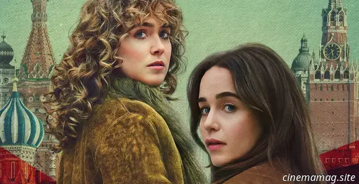 Haley Lu Richardson and Emilia Clarke are the CIA's most closely guarded secrets in Ponies.