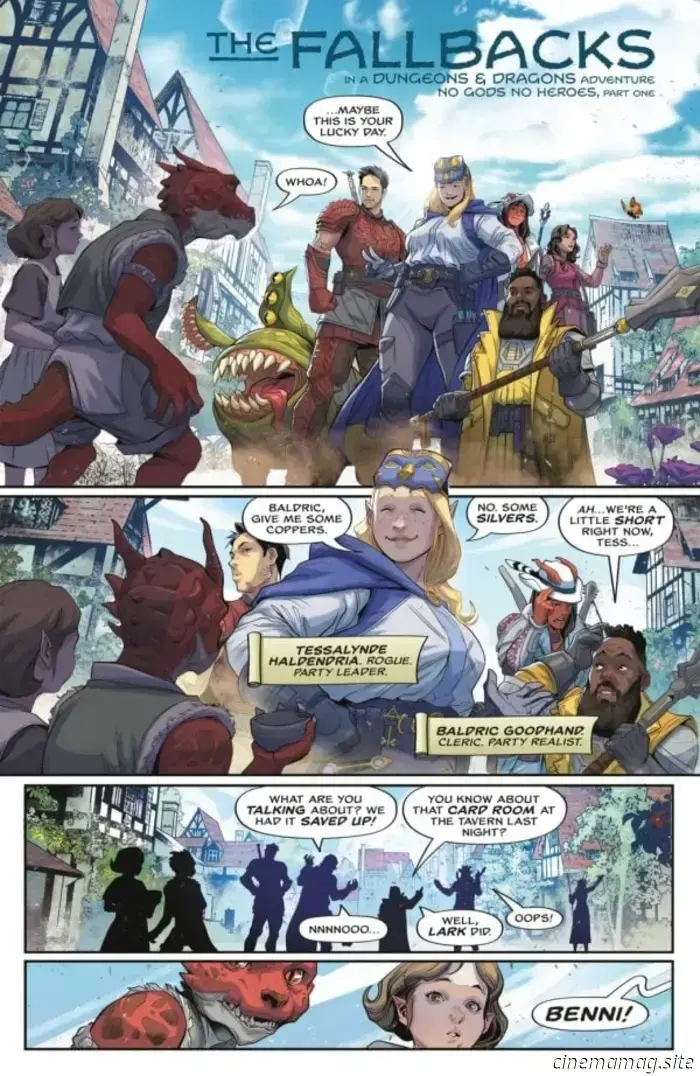 Comic Book Sneak Peek – Dungeons & Dragons: The Fallbacks #1