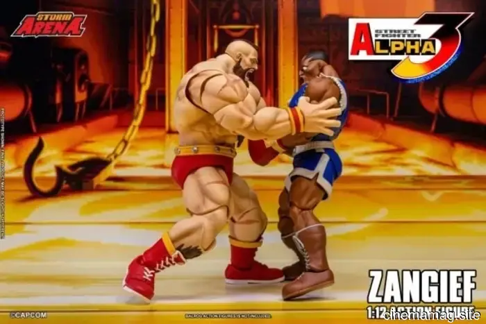 Storm Collectibles has revealed a 1:12 scale action figure of Zangief from Street Fighter Alpha 3.