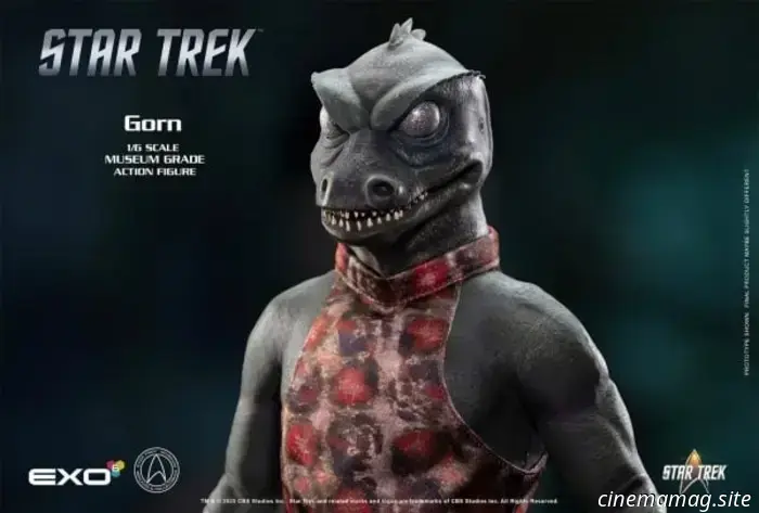 La figura in scala 1:6 di Gorn da Star Trek: The Original Series di EXO-6 apre le preordini