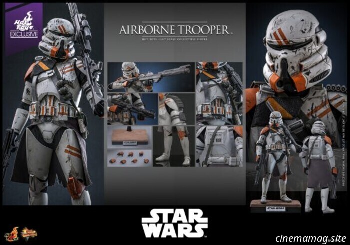 Hot Toys Star Wars: La vendetta dei Sith Airborne Trooper (212th Attack Battalion) sesta scala figura rivelata