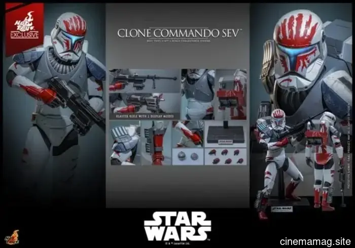 Hot Toys has unveiled a sixth scale figure of Saesee Tiin and Clone Commando Sev from Star Wars: The Clone Wars.
