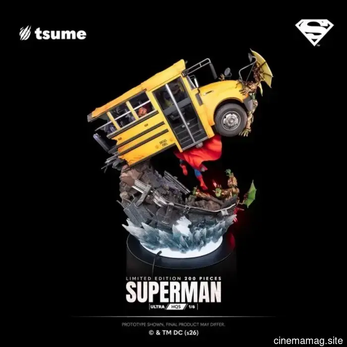 Tsume Art presenta la estatua coleccionable Ultra HQS de Superman inspirada en Jim Lee.