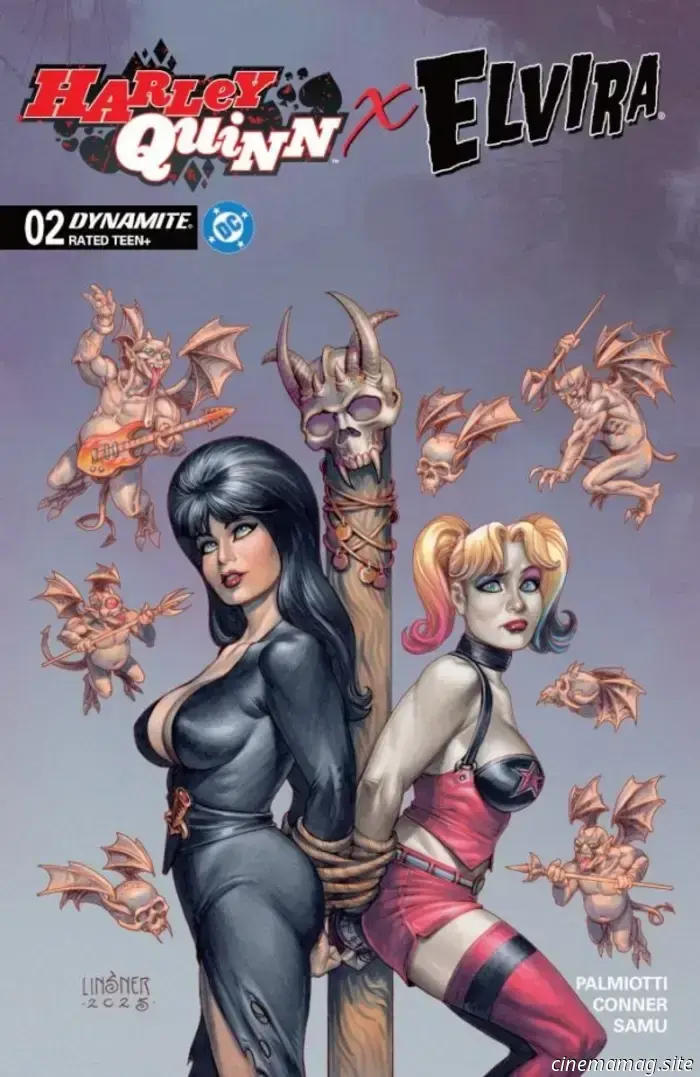 Превью комикса — Харли Квинн X Эльвира №2