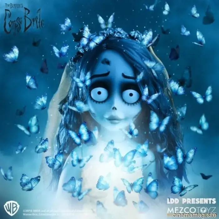 Emily becomes part of the Living Dead Dolls collection with the LDD Presents Corpse Bride doll from Mezco Toyz.