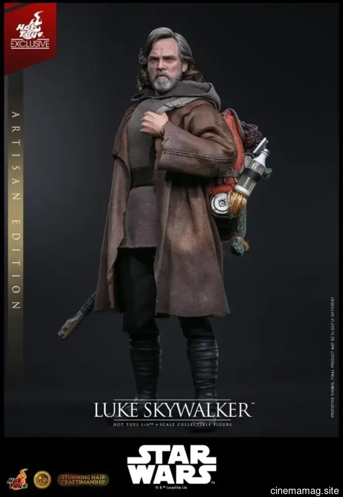 Hot Toys revela la figura de sexta escala Artisan Edition de Luke Skywalker de Star Wars: Los Últimos Jedi.