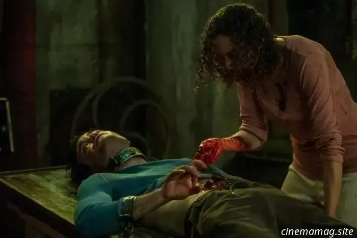 In the trailer for the horror film Your Host, friends struggle to stay alive in a serial killer's distorted game show.