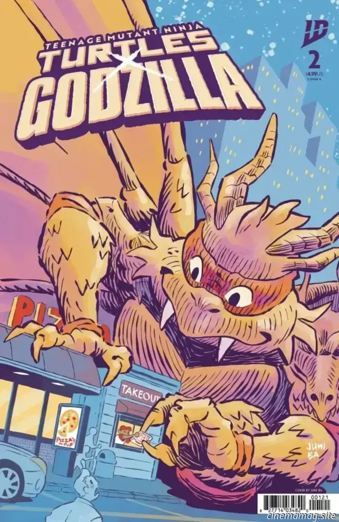 Анонс комикса — Черепашки-ниндзя x Годзилла №2