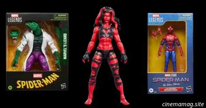Hasbro ha svelato le action figure della serie Marvel Legends di Amazing Spider-Man, Red She-Hulk e Lizard