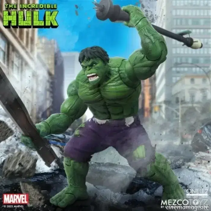 Mezco Toyz presenta l'action figure di L'Incredibile Hulk della linea One:12 Collective.