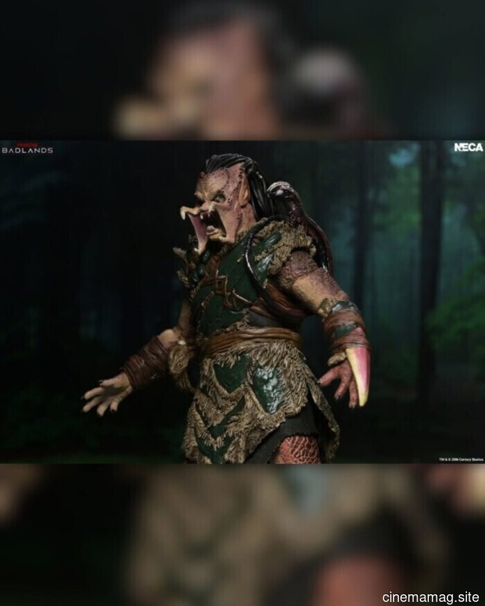 Predator: figura Badlands Ultimate Dek (armadura de hueso de bisonte) presentada por NECA