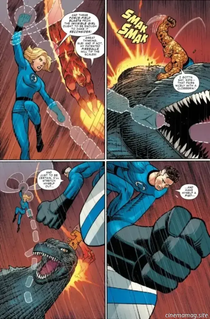 Godzilla vs. Fantastic Four #1 - Comic Book Sneak Peek
