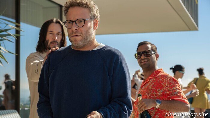 Keanu Reeves' Guardian Angel Causes Seth Rogen's Tech Entrepreneur and Aziz Ansari's Gig Worker to Switch Lives in a Stroke of Luck (Trailer)