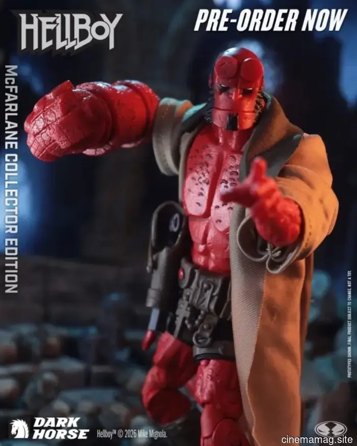 Hellboy McFarlane Collector Edition action figure now available for pre-order.