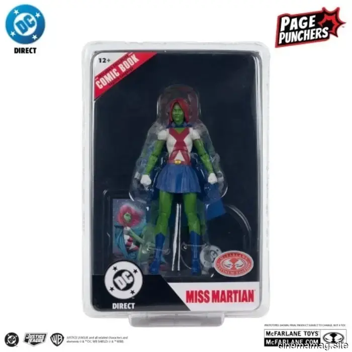 McFarlane Toys unveils new DC Page Punchers featuring Robin, Martian Manhunter, Bloodwynd, and Miss Martian.