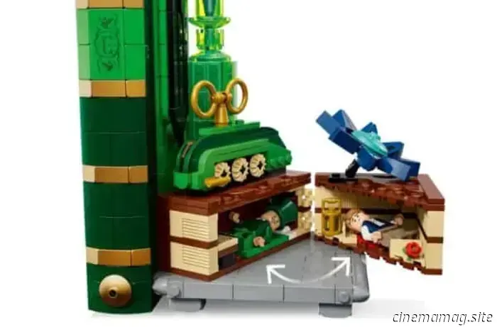 LEGO Wicked Glinda & Elphaba Bookends set will be released in September.