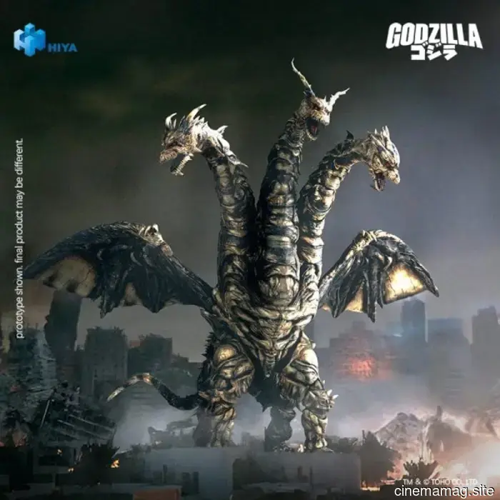 Hiya Toys lancia Keizer Ghidorah con la figura della serie Exquisite Basic di Godzilla: Final Wars