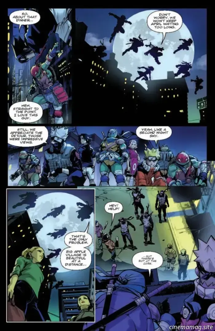 Teenage Mutant Ninja Turtles x Naruto #3 - Comic Book Sneak Peek