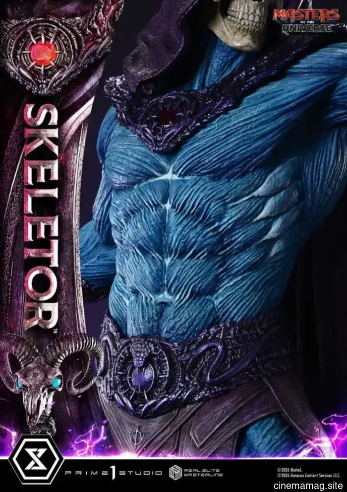 Masters of the Universe Skeletor Real Elite Masterline statua da collezione rivelata da Prime 1 Studio