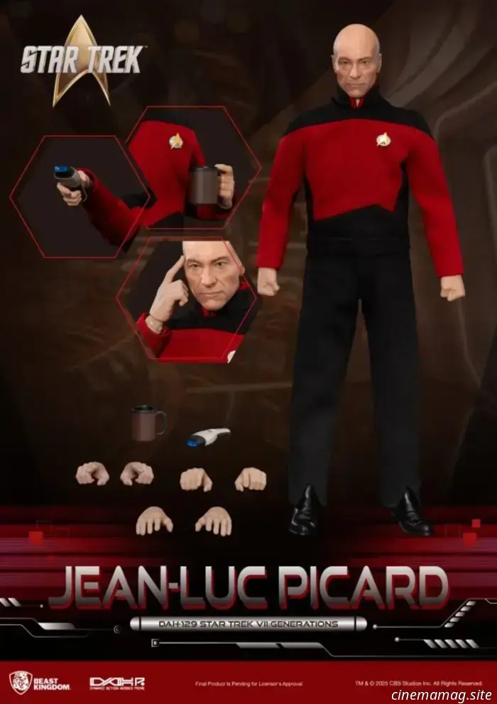 Спок и Пикар присоединяются к линейке динамичных фигурок Beast Kingdom Star Trek Dynamic 8ction Heroes.