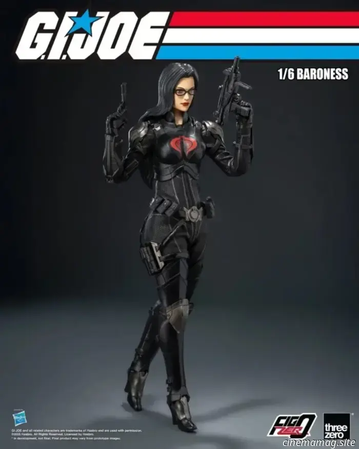 The Baroness is added to threezero's collection of sixth scale action figures from G.I. Joe.