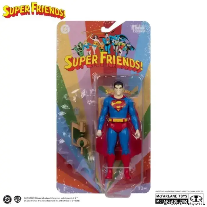 La linea di action figure retrò DC Super Friends di McFarlane aggiunge Bizarro Batman, Brainiac, i Wonder Twins e altro