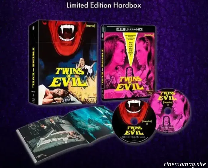 Il classico horror della Hammer Twins of Evil arriva in 4K Ultra HD da Imprint Films