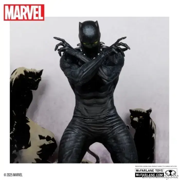 McFarlane Toys has revealed new Marvel collectibles featuring Spider-Man, Black Panther, The Thing, and Beast.