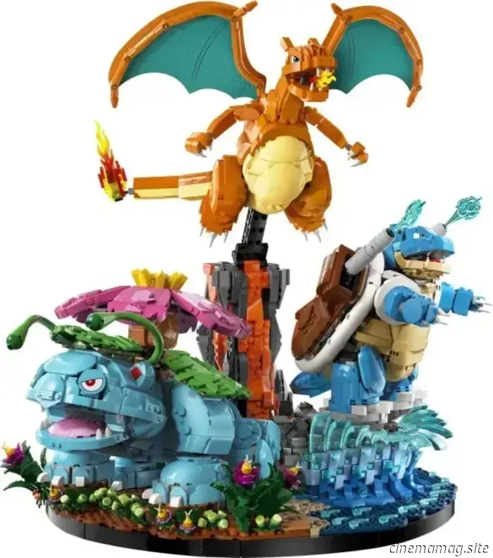 Линейка LEGO Pokémon запускается с Пикачу, Иви, Венузавром, Чаризардом и Бластойзом.