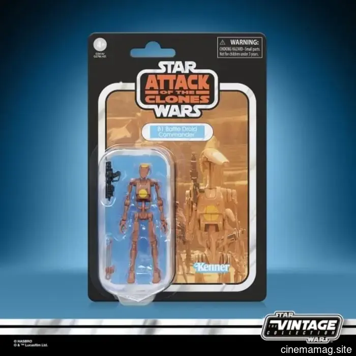 Hasbro’s Star Wars: The Vintage Collection introduces new action figures from Attack of the Clones.