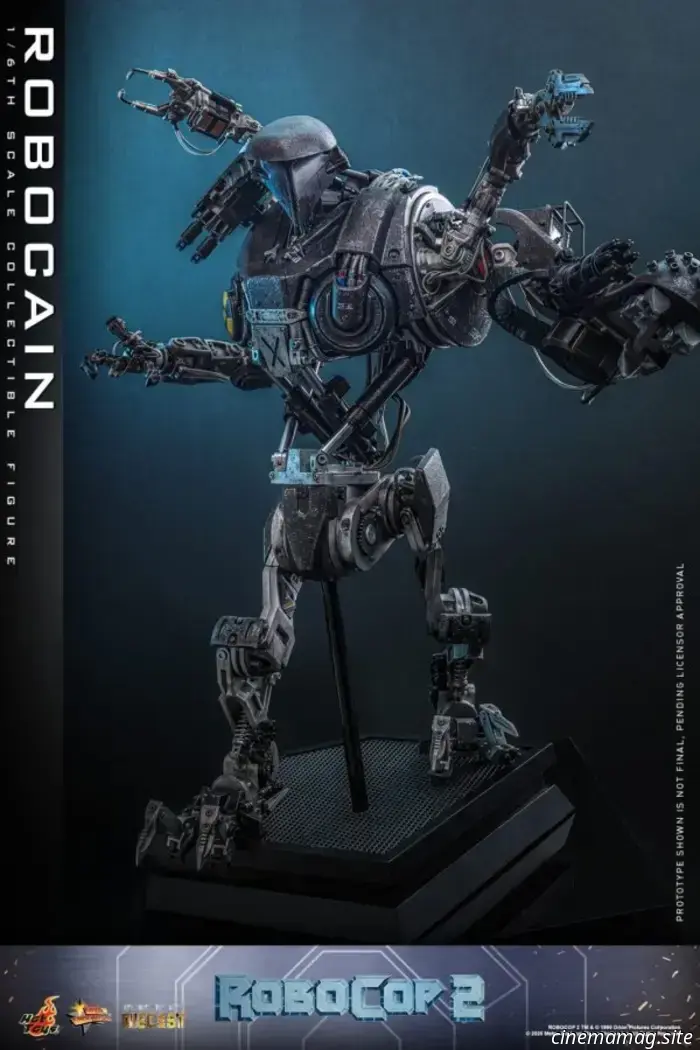 Hot Toys presenta las figuras a escala 1/6 de RoboCop y RoboCain de RoboCop 2