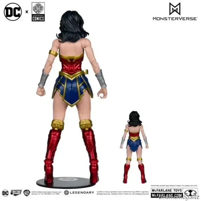Il 2-pack McFarlane DC Multiverse Wonder Woman vs. Godzilla è stato ufficialmente svelato