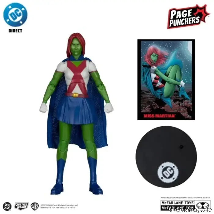 McFarlane Toys unveils new DC Page Punchers featuring Robin, Martian Manhunter, Bloodwynd, and Miss Martian.