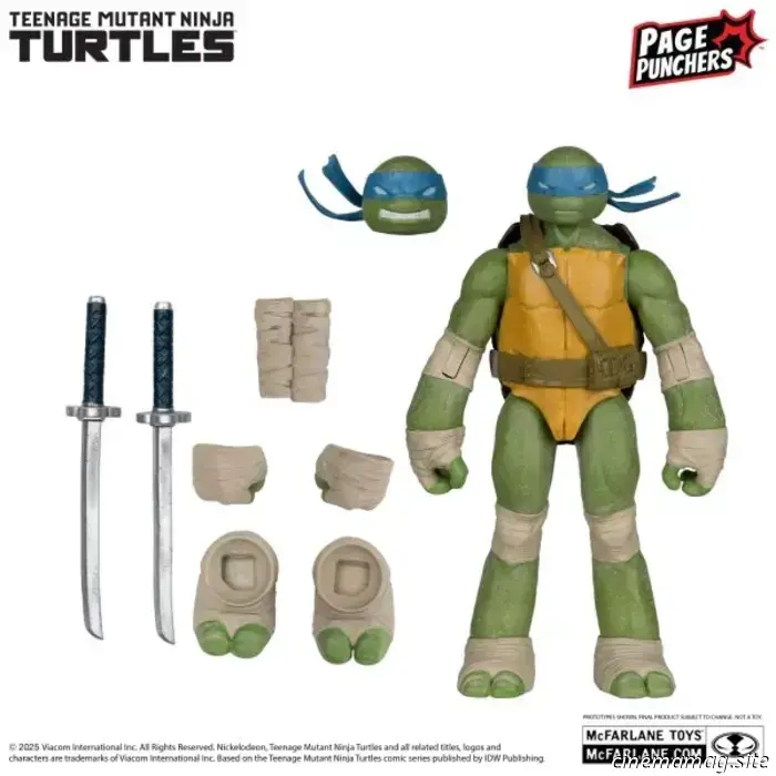 McFarlane svela i nuovi Page Punchers delle Tartarughe Ninja