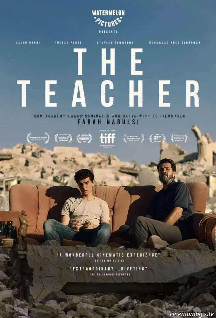 A Palestinian educator stands her ground in the U.S. trailer for Farah Nabulsi’s highly praised film, The Teacher.