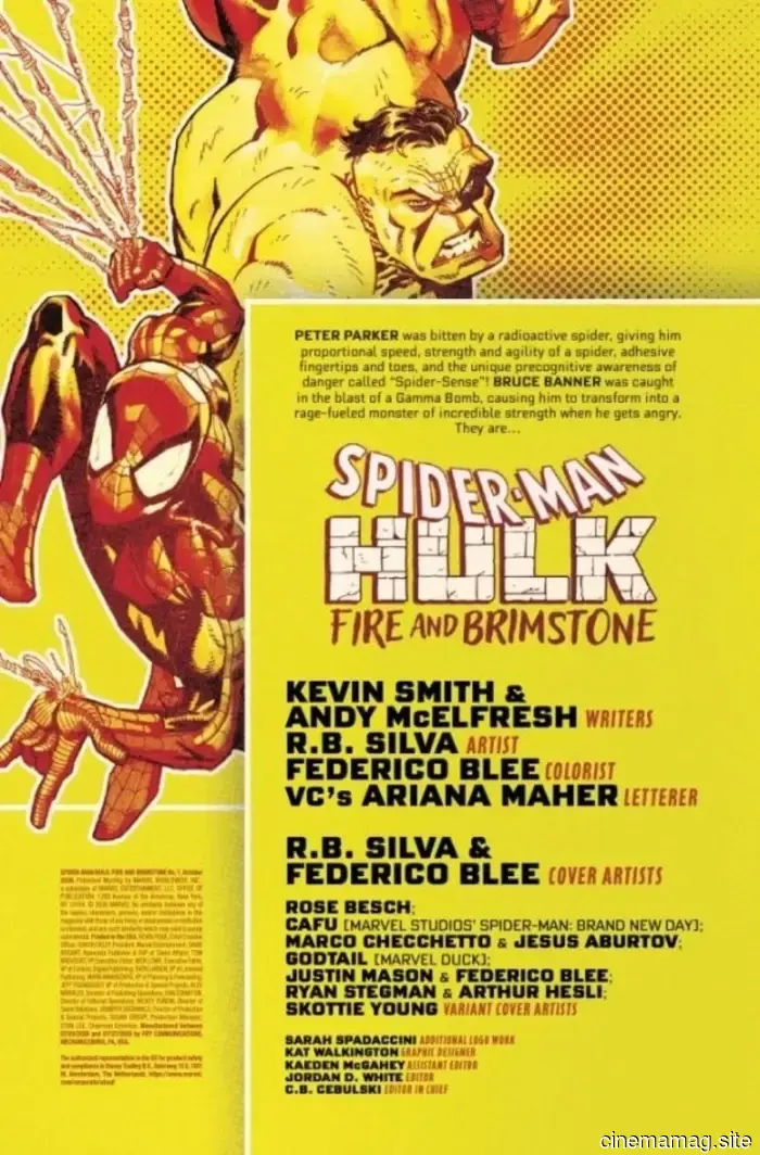 Comic Book Sneak Peek – Spider-Man/Hulk: Fire and Brimstone #1