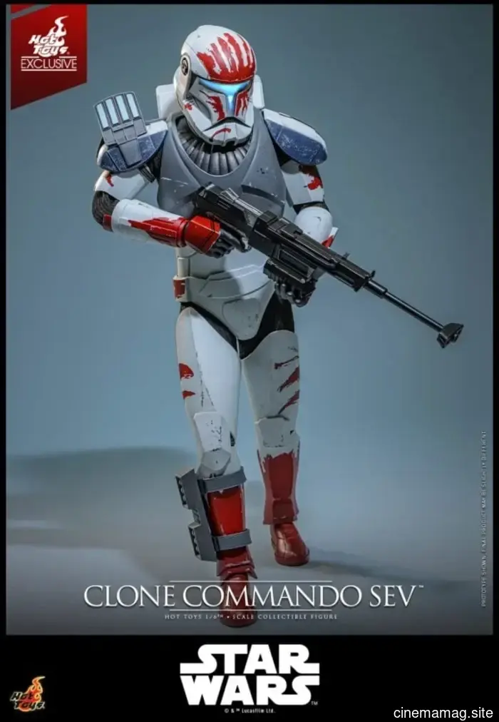 Hot Toys has revealed a sixth scale figure of Saesee Tiin and Clone Commando Sev from Star Wars: The Clone Wars.