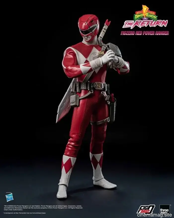 Threezero presenta la figura de sexta escala del Power Ranger Rojo de Mighty Morphin Power Rangers: The Return.