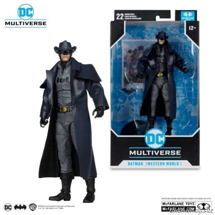 McFarlane Toys has unveiled figures of DC Multiverse Batman (Western World), Bizarro, Eradicator, and Hal Jordan.