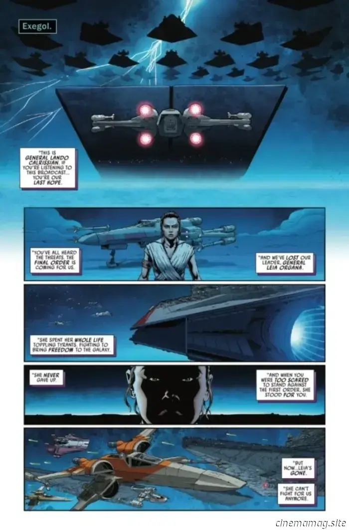 Star Wars: El ascenso de Skywalker Adaptación # 5-Avance del Cómic