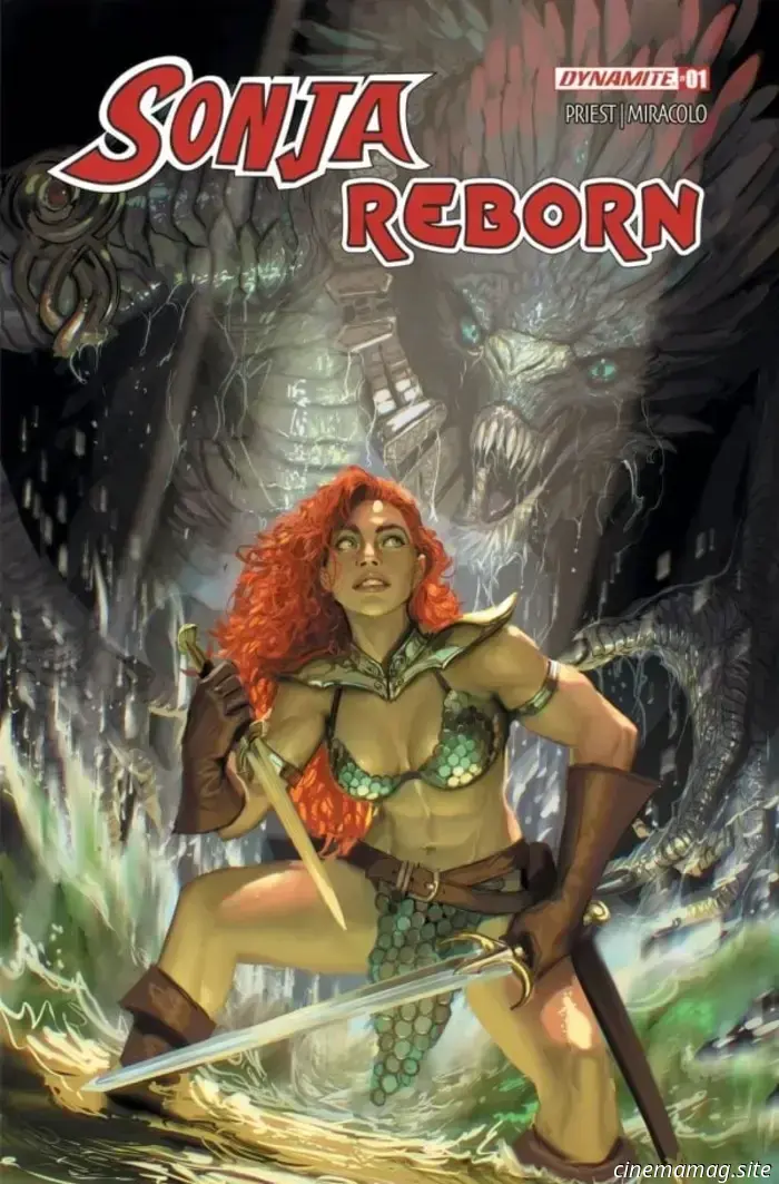 Red Sonja is reinterpreted in the preview for Sonja Reborn #1.