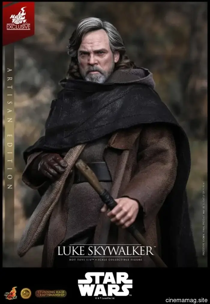 Hot Toys revela la figura de sexta escala Artisan Edition de Luke Skywalker de Star Wars: Los Últimos Jedi.