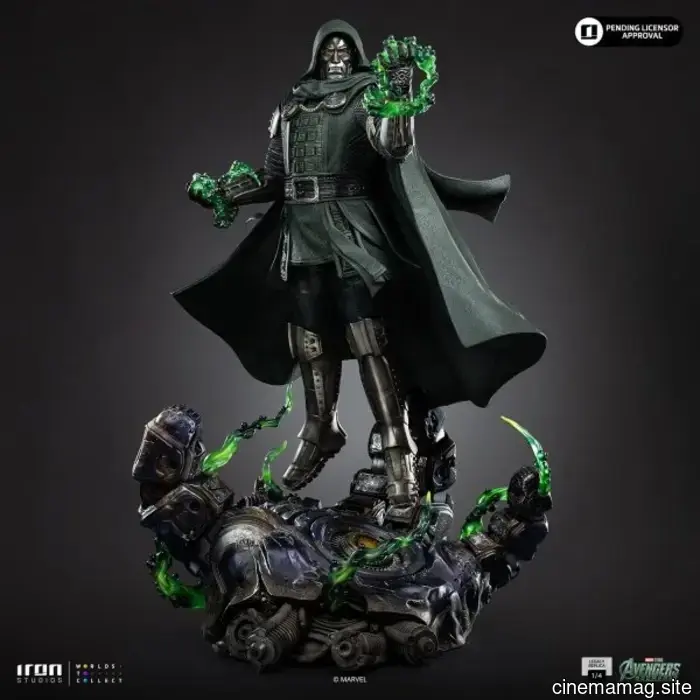 Vengadores: Estatua coleccionable a escala de un cuarto de Doctor Doom revelada por Iron Studios