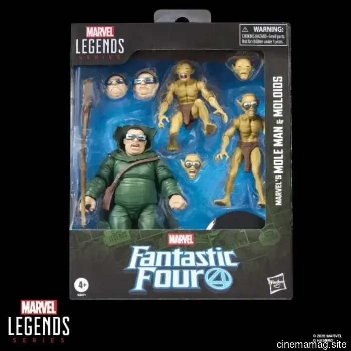 Marvel Legends Series has unveiled new figures including Vision & Scarlet Witch, Mole Man & Moloids, and Maximum Series Symbiote Spider-Man.
