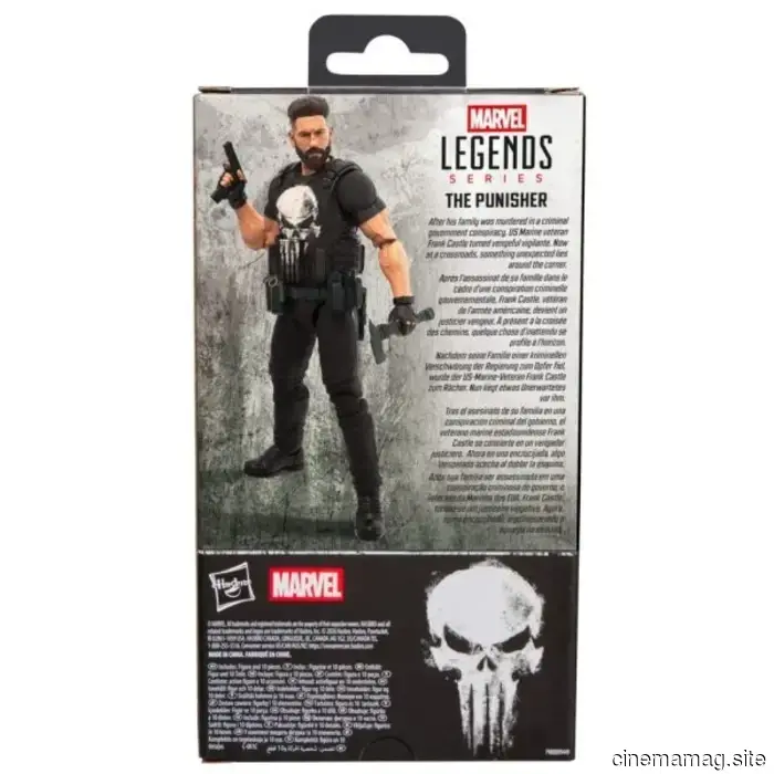 Nueva figura de acción de The Punisher de la serie Marvel Legends presentada por Hasbro