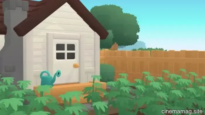 Cálida granja de hierba con el tráiler de Joint Venture de Jay y Silent Bob
