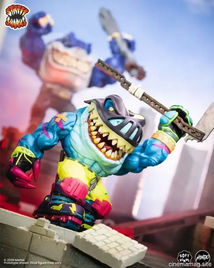 Streex becomes part of Mondo’s Street Sharks collection with a premium soft vinyl figure.