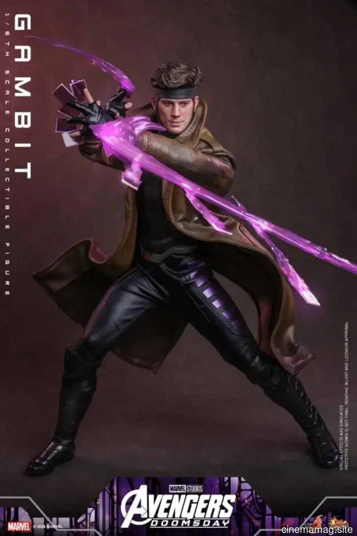 Channing Tatum's Gambit is now part of Hot Toys' sixth scale action figure collection based on Avengers: Doomsday.